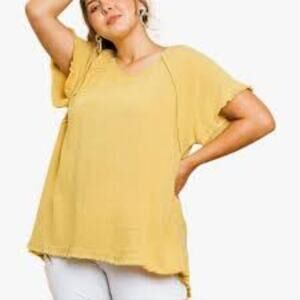 561 UMGEE CIRCLE GOLDEN YELLOW FRIDGE TOP